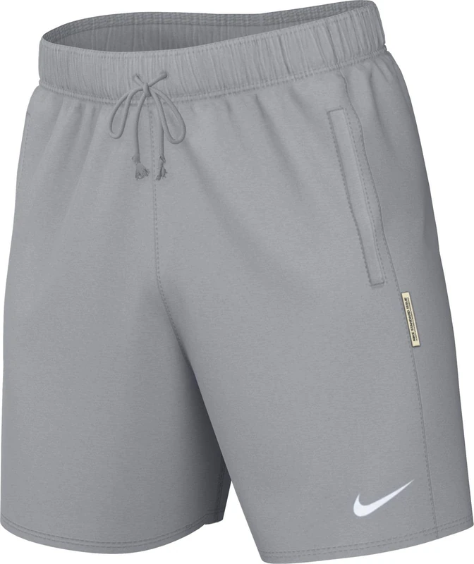 Nike FD7748-012 M NK DF SI FLC 8IN Short Shorts Men's Wolf Grey/White Size M