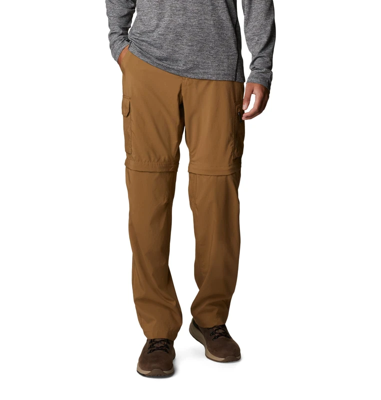 Columbia Men's Utility Convertible Trousers, Silver Ridge