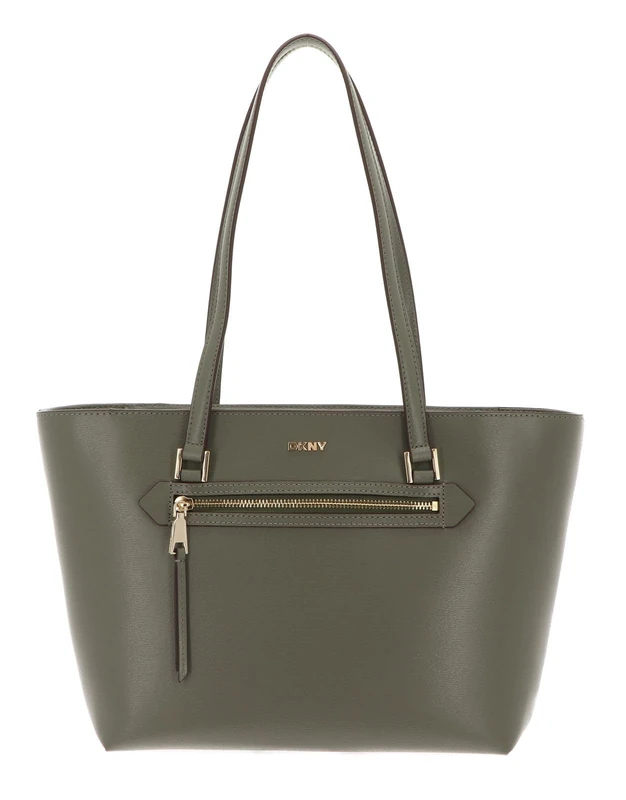 DKNY Women's Bryant Ave Mid Tote, Olive, olive, Medium