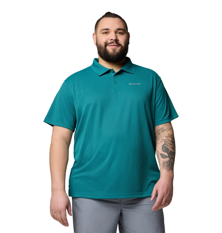 Columbia Men's Polo Shirt, Utilizer River Blue
