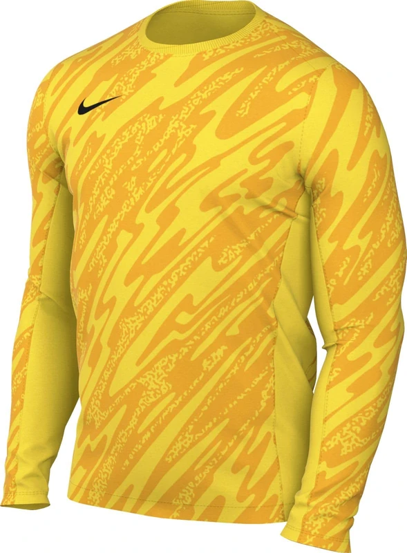 NIKE FD7474-719 Maglia Dri-FIT Gardien V GK Sweatshirt Men's TOUR YELLOW/UNIVERSITY GOLD/BLACK Size M