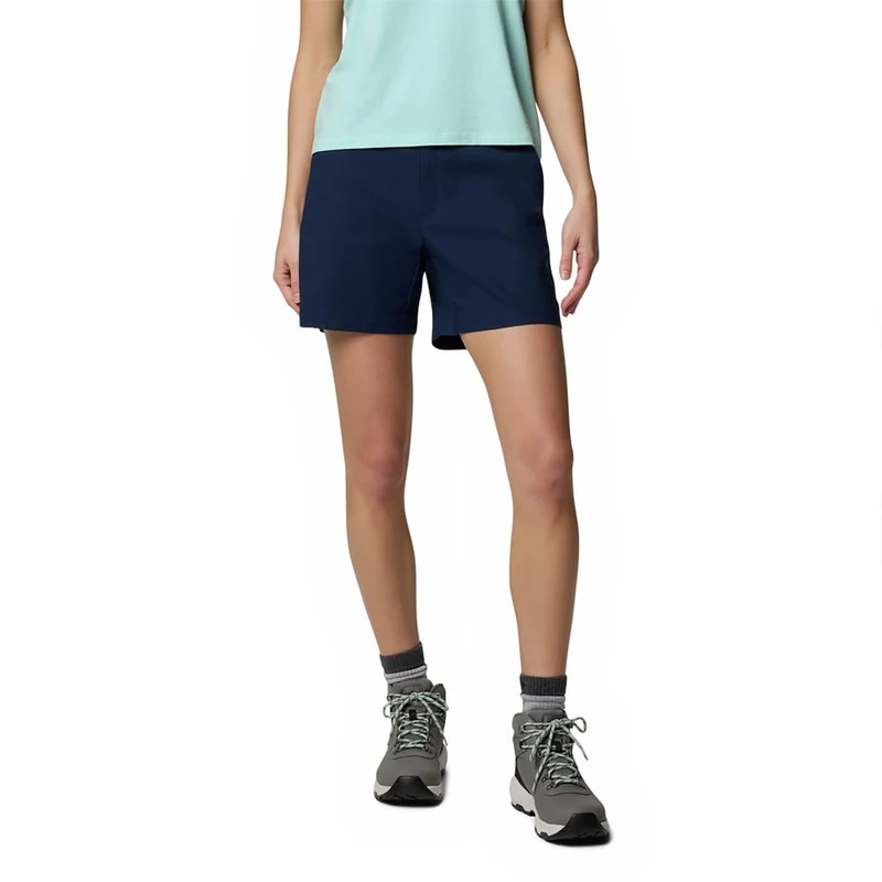 Columbia Women's Leslie Falls Long Short 2, Hiking Shorts, Collegiate Navy, W6/L9
