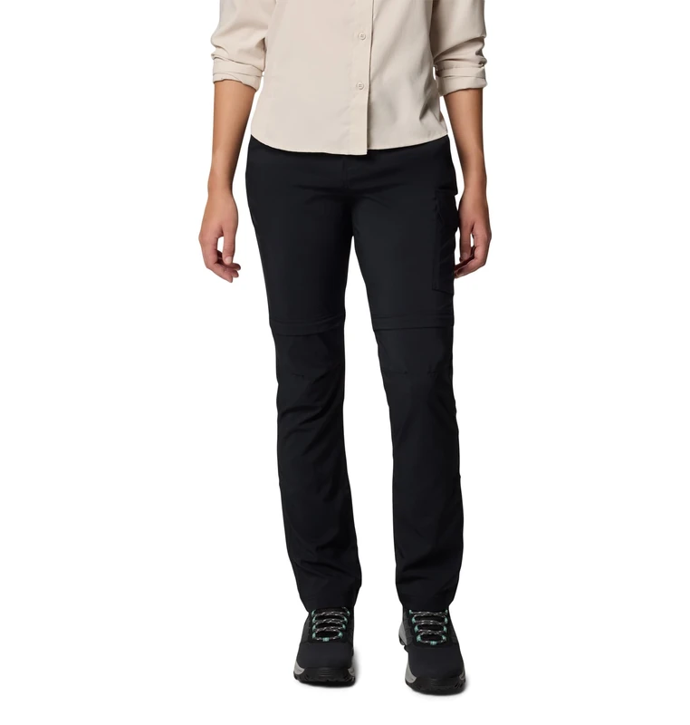 Columbia Women's Silver Ridge Utility Convertible Pant, Hiking Convertible Trousers, Black, W2/R