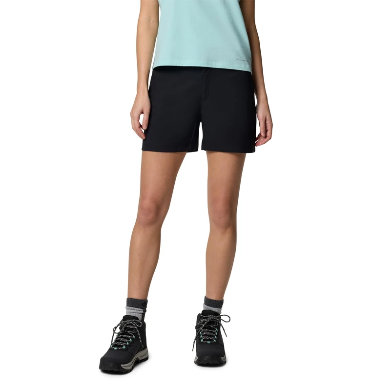 Columbia Women's Leslie Falls Short 2, Hiking Shorts, Black, W2/L5 - Image 1