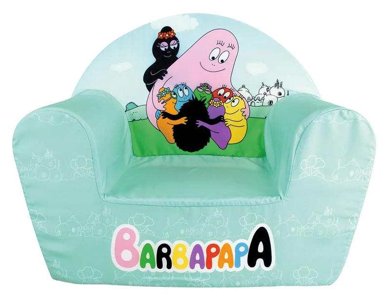 Fun House 713633 Barbapapa Club Armchair Origin France Child Guarantee H.42 X L.52 X D.33 CM, Green