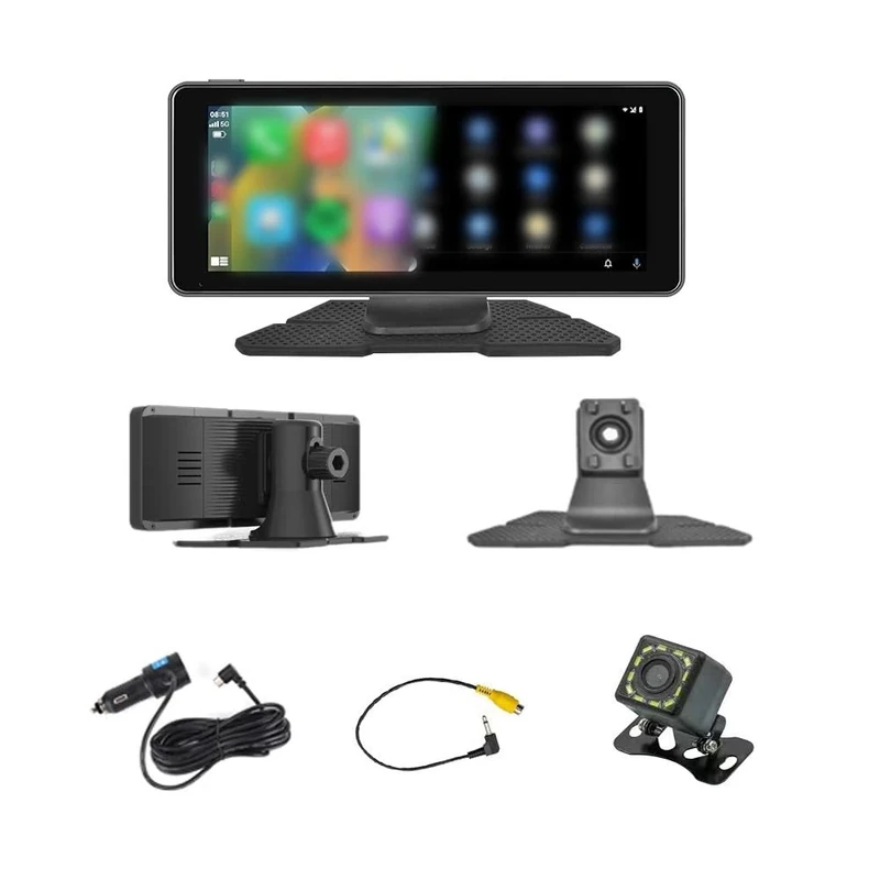 Generic Driveplay Pro, Touchscreen Car Stereo, 2024 and Auto Bluetooth Car Free Stereo, with Android, Voice Control, Mirror Link Interconnect, 6.86 Inch Touchscreen, Black