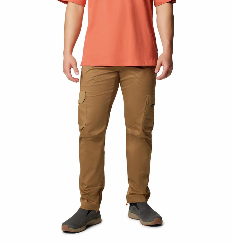 Columbia Men's Landroamer Twill Cargo Pant, Hiking Cargo Trousers, Delta, W32/L32