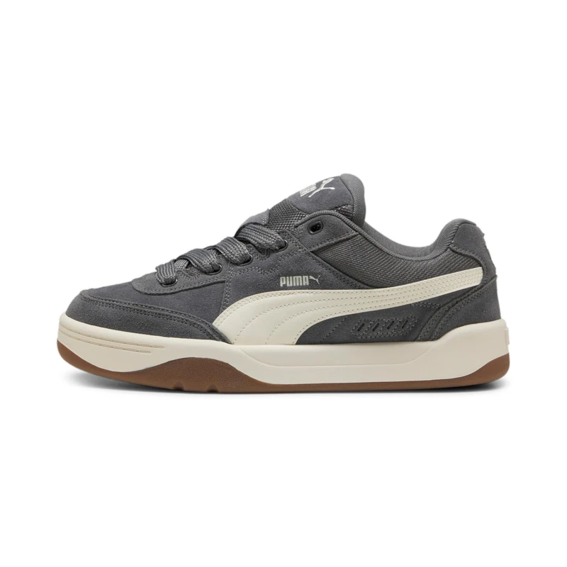 PUMA Mens Park Lifestyle Sk8 Shoes, Cool Dark Gray-Frosted Ivory, 9.5