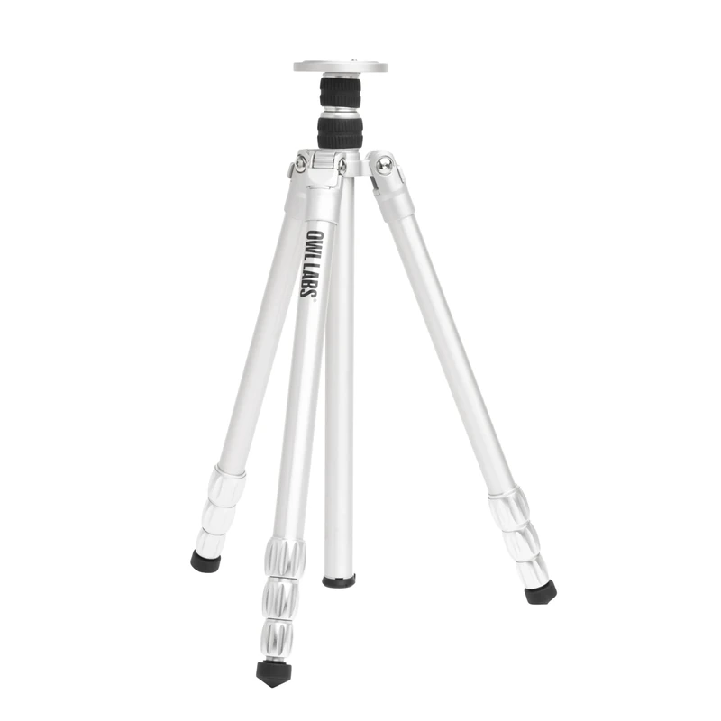 Owl Labs Aluminium Tripod with Flexible Mounting Options, Fully Adjustable Telescopic Legs, Carry Case, Compatible with Meeting Owl Pro, 3 and 4+