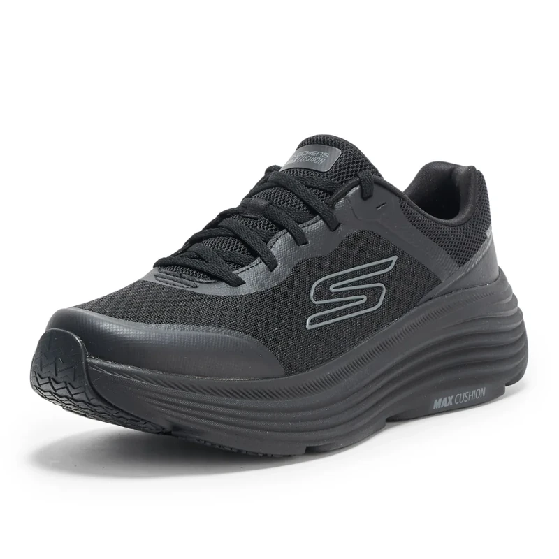 Skechers Women's Max Cushioning Endeavour Canova Sneaker, Black, 4 UK Wide