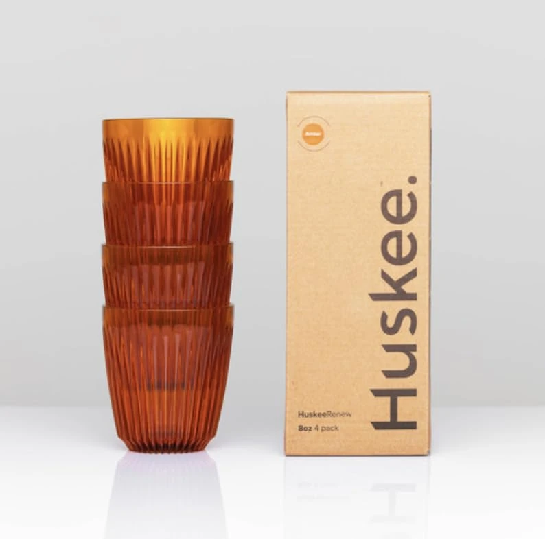 HuskeeRenew Range (4 Pack) - Amber and Smoke (Amber, 8oz (4 Pack))