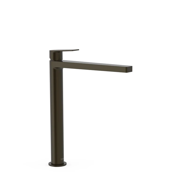 TRES 21180301KMB Project-TRES Grifo Monomando XXL Caño Alto para Lavabo Color Bronce