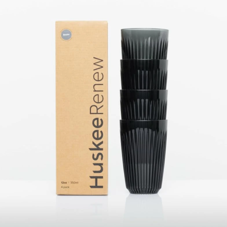 HuskeeRenew Range (4 Pack) - Amber and Smoke (Smoke, 12oz (4 Pack))