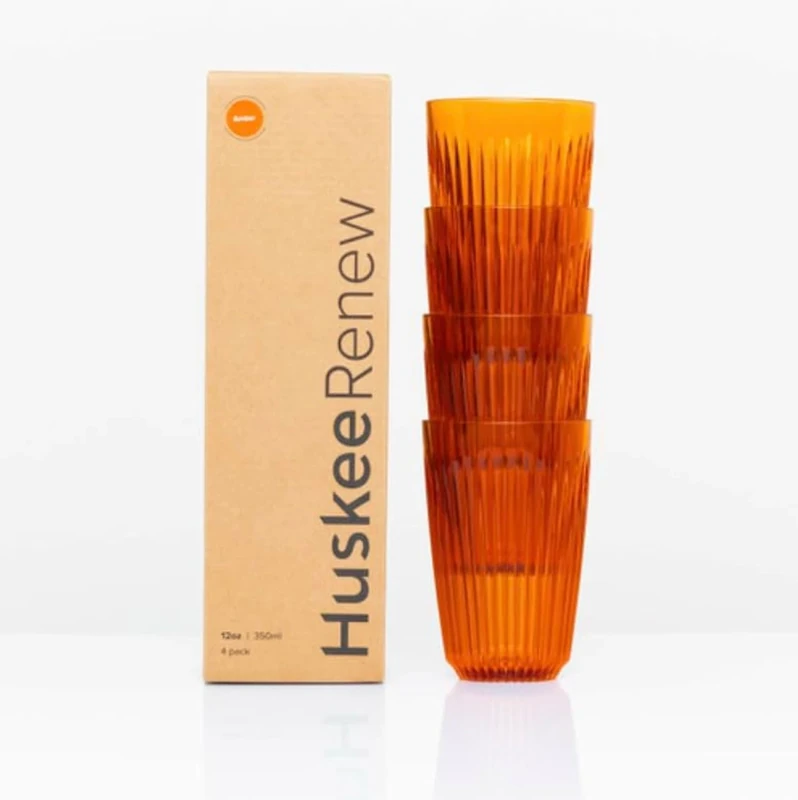 HuskeeRenew Range (4 Pack) 12oz Amber