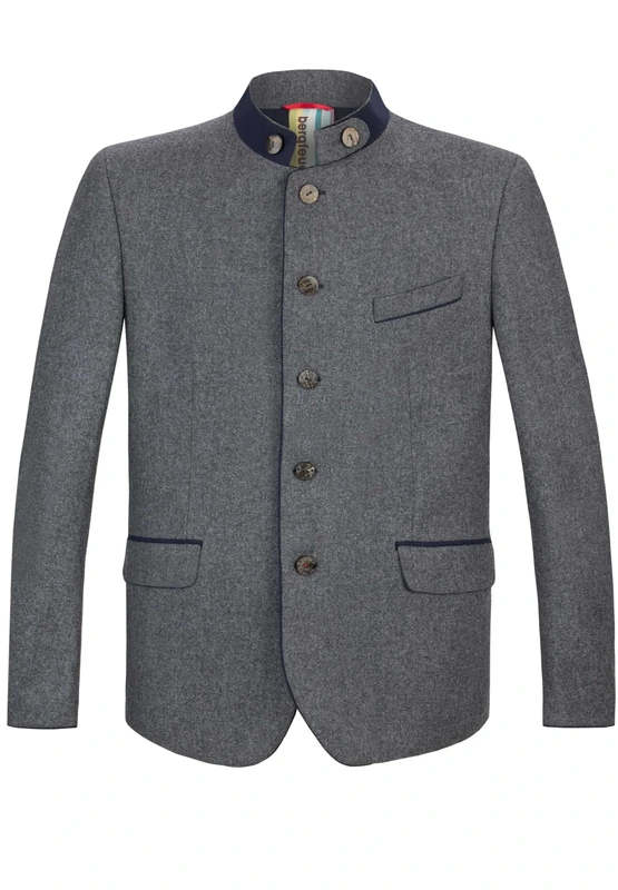 Stockerpoint Luciano Traditional Jacket, Stone Blue, 38R