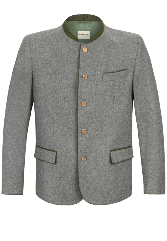 Stockerpoint Men's Satino Trachtenjacke Blazer - Lightgrey 44