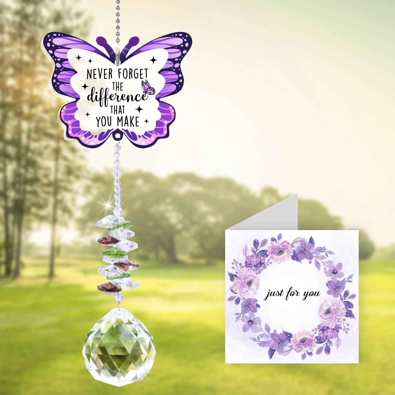 Retirement Gifts for Women, Leaving Gifts for Colleagues Women - Butterfly Acrylic Crystal Suncatcher Retirement Decorations, New Job Gift, Leaving Presents for Colleagues Teacher Nurse