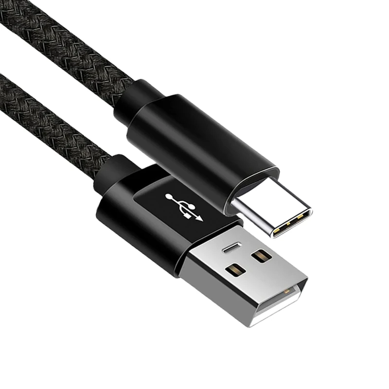 USB C Charger Cable Type C Charger Fast Charging 3A Lead Nylon Braided for Samsung Galaxy S21 S20 S10 S9 S8 A12 A20e A21s A40 A51 A70,Huawei P30 P20 P40,Google Pixel,Sony Xperia,Switch (2 Metres)