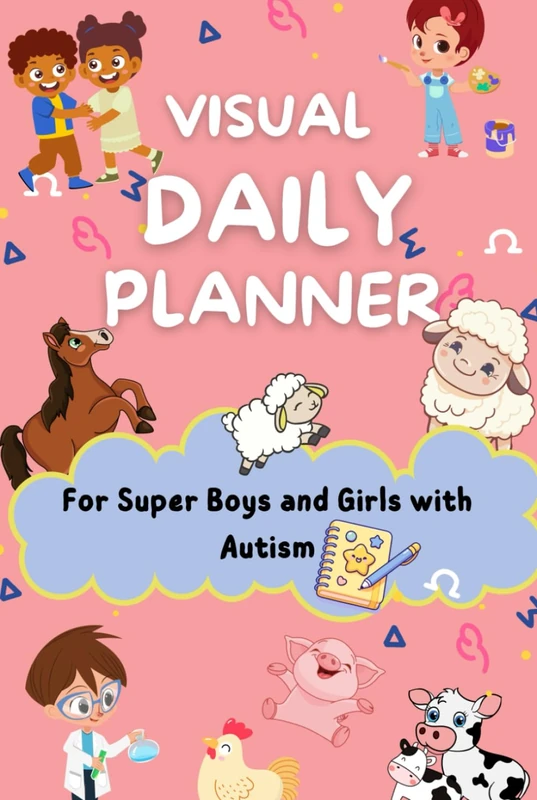 Visual Daily Planner for Super Boys and Girls with Autism - Image 1