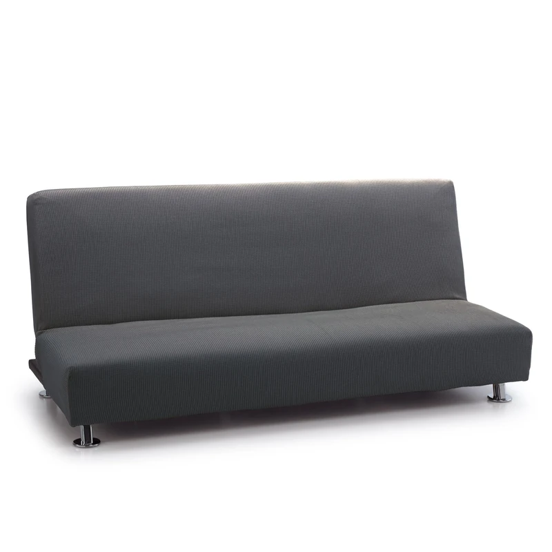 FAVERTI® Elastic Sofa Bed Cover Click Clack Three Seater | Reale Model | Grey | Universal Sofa Bed Cover | Jacquard Fabric Quality Protector Cotton Feel - Image 1