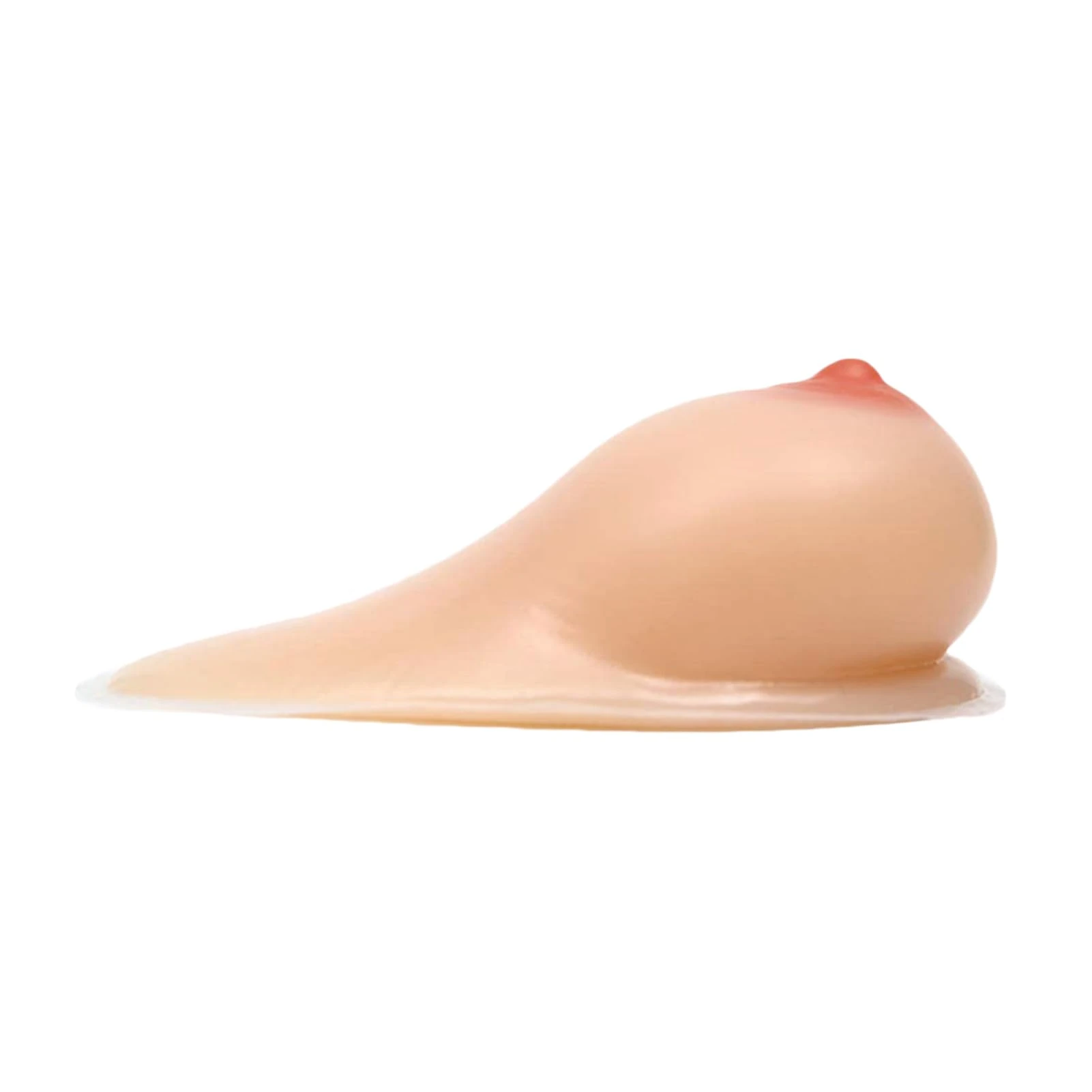 AGUTALITHIC Self Adhesive Silicone Breast Forms,Realistic Long Tail Sagging Drop Prosthetic for Transgender, Mastectomy, Crossdressers,Fake Boobs(1600g/Pair, Nude)