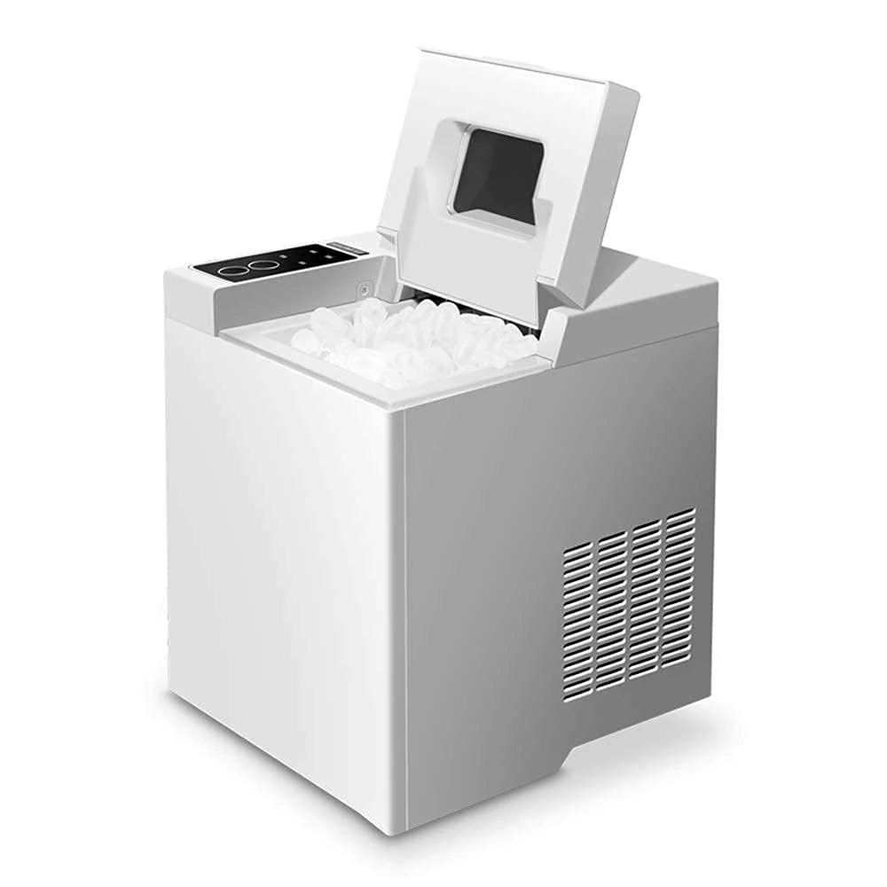 SmPinnaA Ice Cube Maker Ice Maker Machine, Ice Maker Machine for Countertop, Quick Ice Making-15kg Ice in 24 Hours, Ideal for Home, Office, Restaurant, Bar, Coffee Shop.
