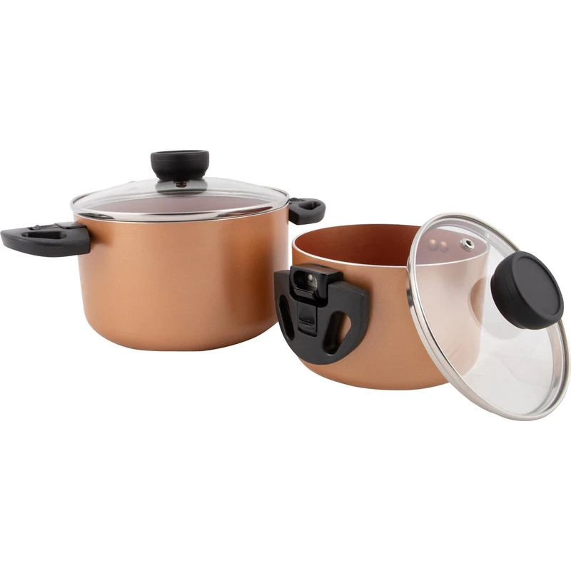 Bo-Camp - Industrial - Cookware - Slauson - Compact 2-2 Pieces - Aluminium - Induction