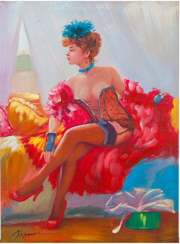 Biscottini Oil Painting on Canvas, 50 x 70 cm, Various Sizes - Art Oil Painting Canvas - Oil Painting on Canvas - Oil Painting