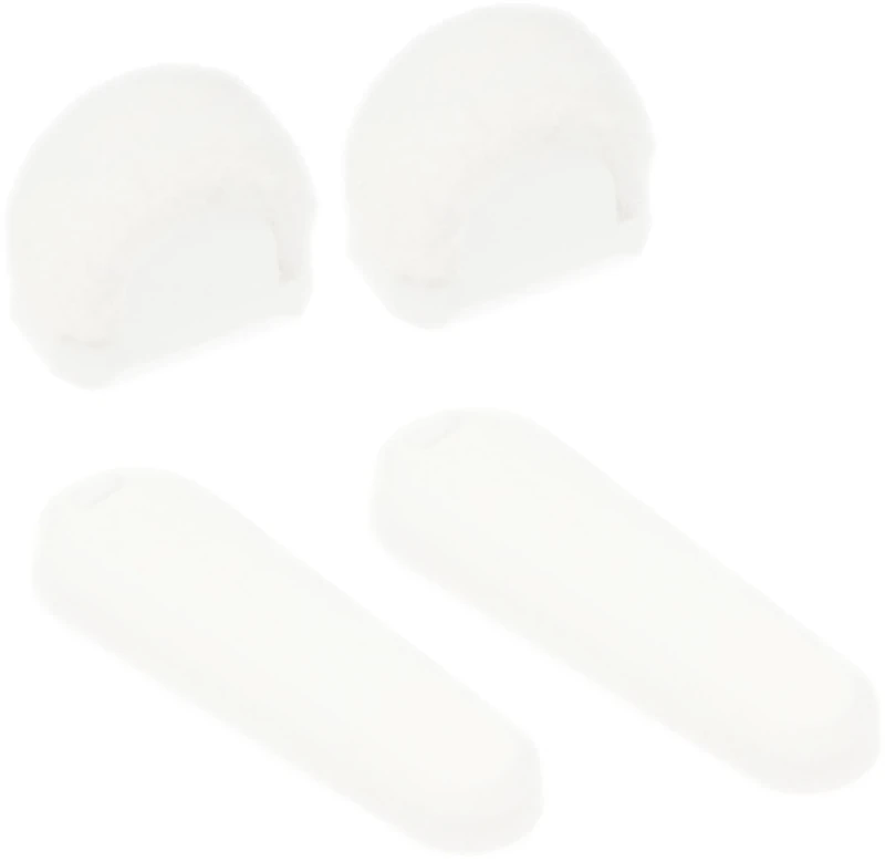 Shure MoveMic Accessory - White Windscreen & Clip, Two Pack (AMV-LAV-WS/W-KIT)