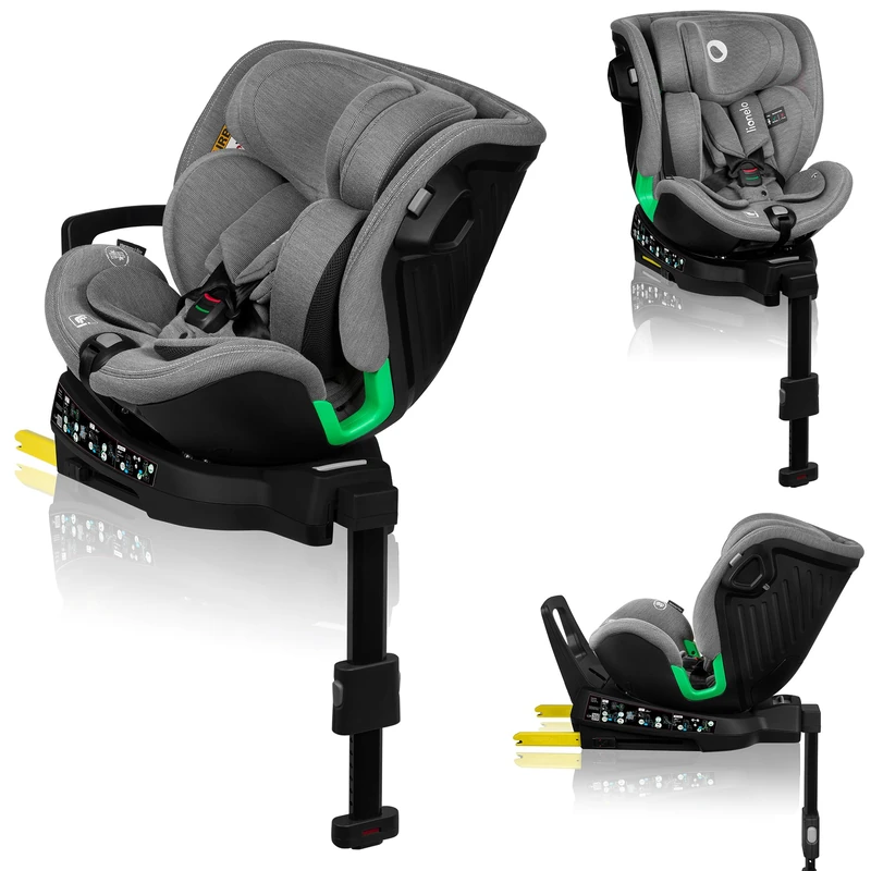 LIONELO Baby Car Seat HARMONY i-Size for kids 0-36 kg with EasyTurn Swivel 360°, ISOFIX, Side Impact Guard, Bamboo Comfort, Grows with Child (40-150 cm/Group 0+1/2/3 Approx 0-12 Years) Advanced Safety - Image 1