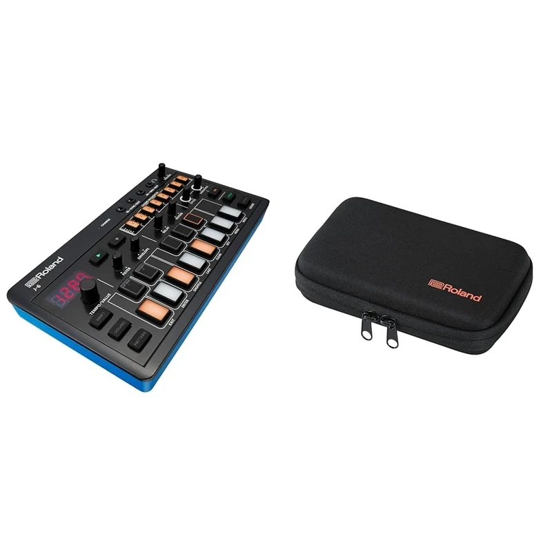 ROLAND AIRA Compact J-6 CHORD SYNTH | Portable song creation machine & CB-RAC AIRA Compact Carrying Case | Custom Case to Protect your E-4 Voice Tweaker, J-6 Chord Synth & T-8 Beat