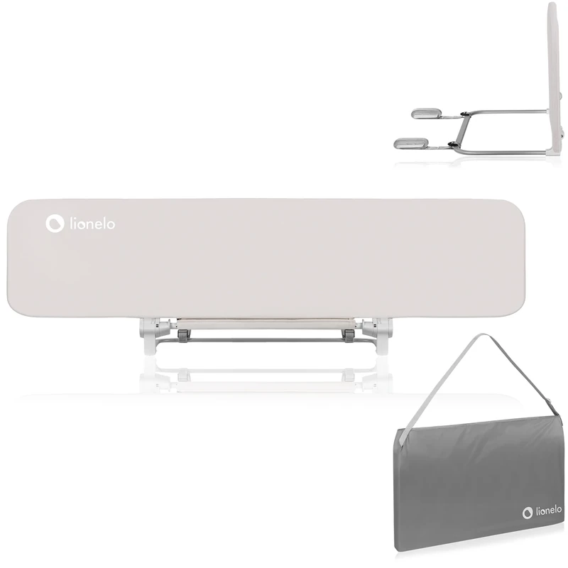lionelo Lora XL Bed Barrier 150cm x 45cm - Secure Toddler Rail