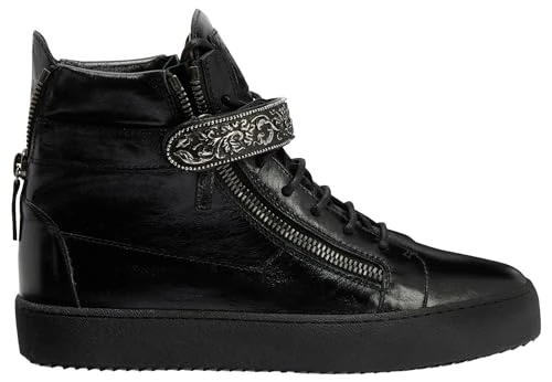 Giuseppe Zanotti, Coby Deluxe, Black, Leather, 4