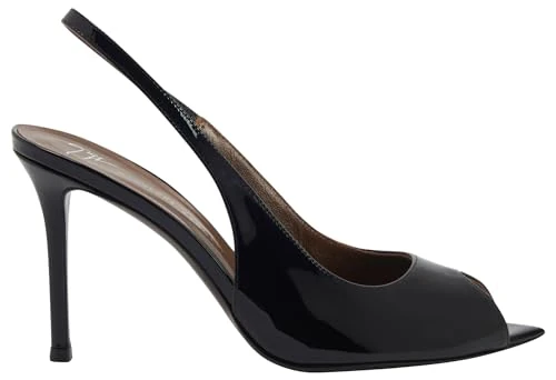 Giuseppe Zanotti, Intriigo Open Toe, Black, Leather, 3,5