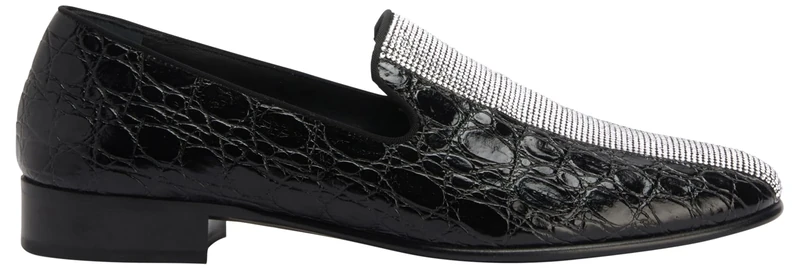 Giuseppe Zanotti, Tuxedo Diamond, Black, Leather, 16