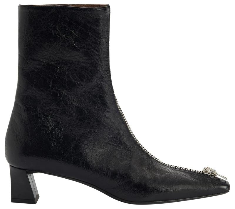 Giuseppe Zanotti, Oraine Booties, Black, Leather, 4,5