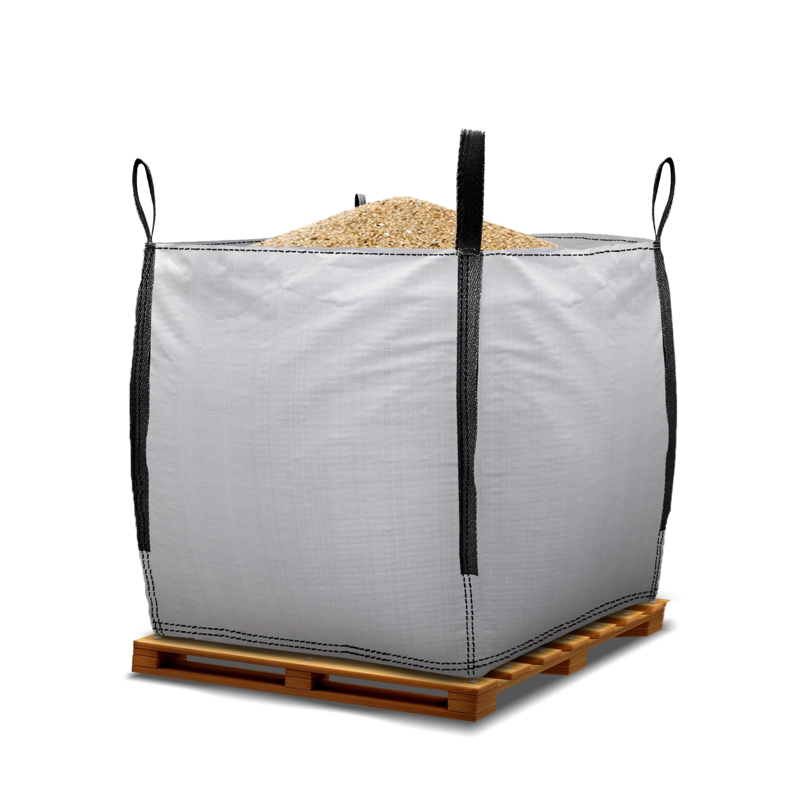 Primes DIY PREMIUM GRADE 1 Ton FIBC Bulk Jumbo Bags, Bulk bag Extra Large for Builders Garden waste, Heavy Duty, Industrial Woven Material, Storage Sack with Lifting Handles (90x90x90cm)(10 Pack)