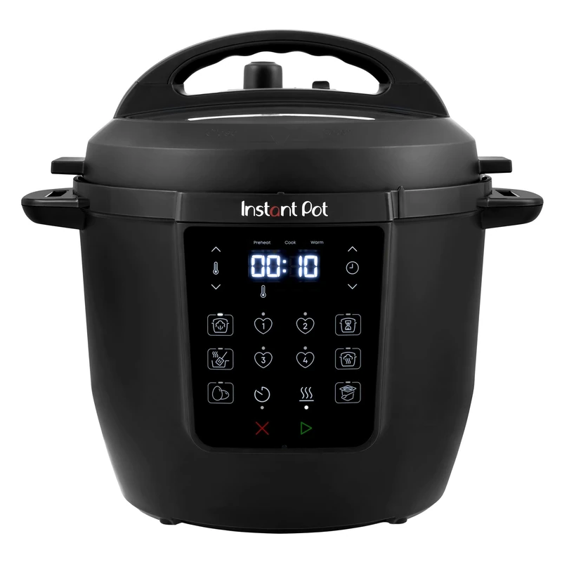 Instant Pot 5.7L Classic Electric Multicooker - 7-in-1 Smart Cooker - Pressure, Slow, Steamer, Sauté, Yogurt Maker, Egg Cooker, Food Warmer - Stainless Steel, Black