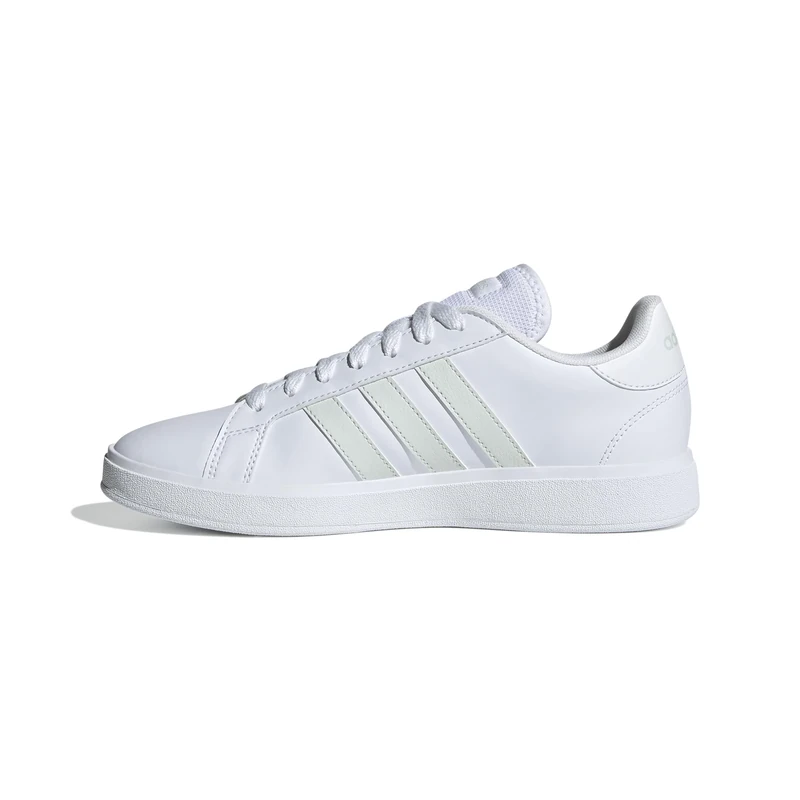 adidas Women's Grand Court TD Lifestyle Court Casual Shoes, FTWR White/Crystal Jade/FTWR White, 9.5 UK