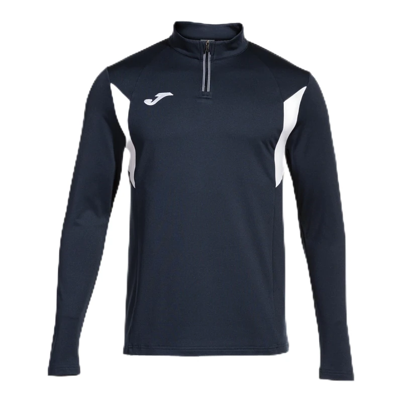 Joma - Men's Sweatshirt - Winner III - Half Zip, Navy, White, XXXXXXS