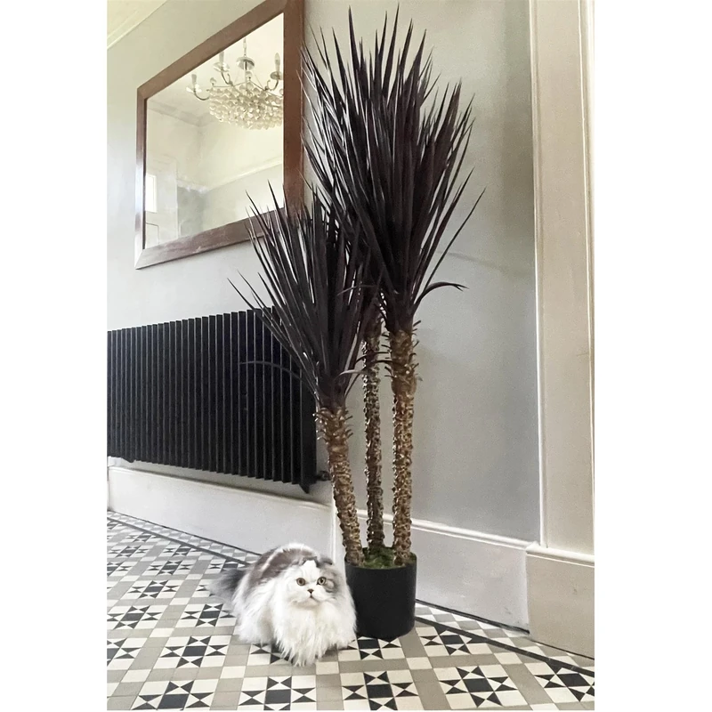 Leaf Design UK Artificial Tropical House Plant, 155cm UV Tall Yukka