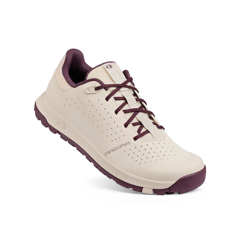 Crankbrothers Unisex Stamp Trail Lace Cycling Shoes, White Purple, 5 UK