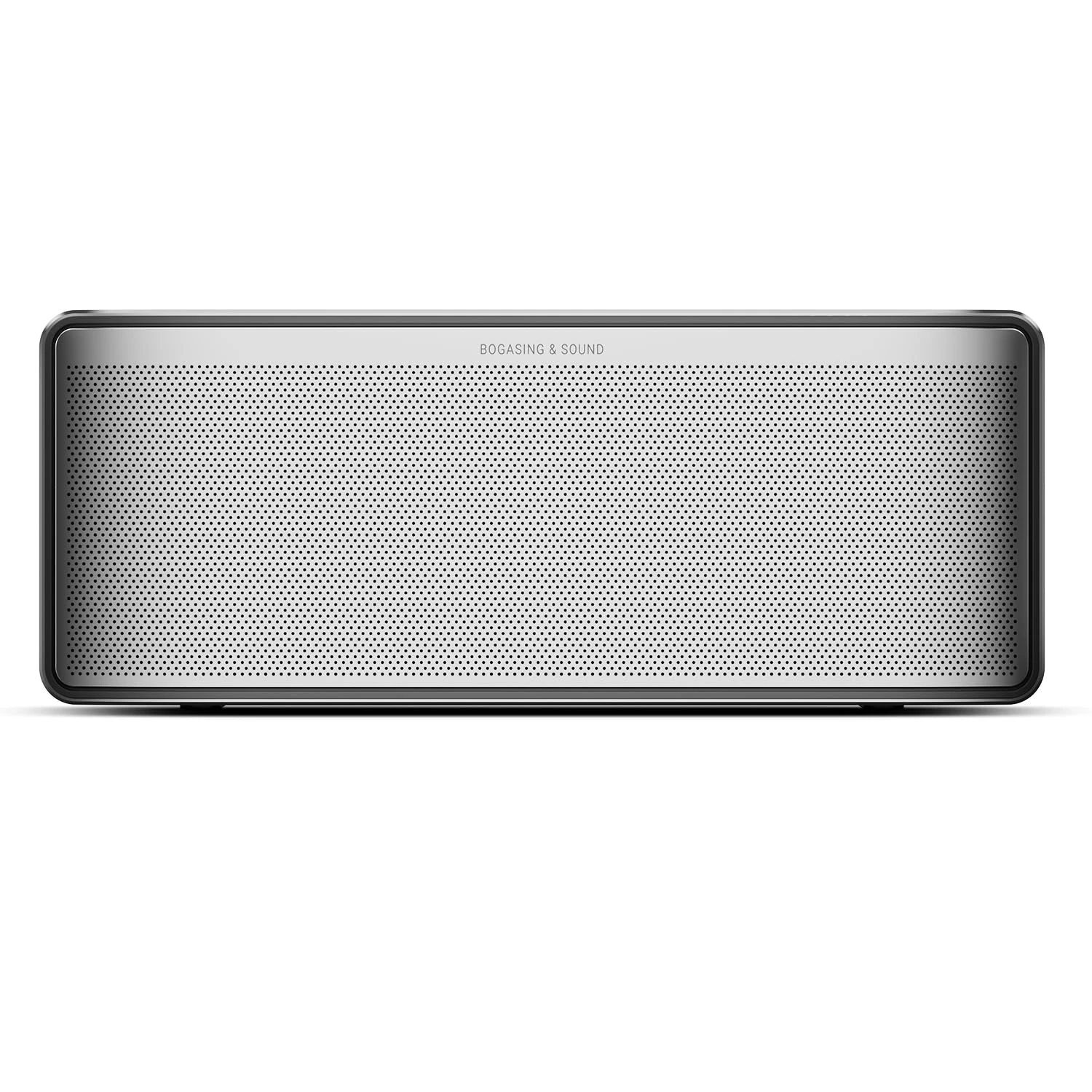 BOGASING S8 Pro Max Bluetooth Speaker, 3-Channel Audio with Lifelike Stereo Sound & Punchy Bass, EQ, DSP Technology, TF-Card, AUX, Built-in Mic, Wireless Portable Speakers for Home, Office (Silver)