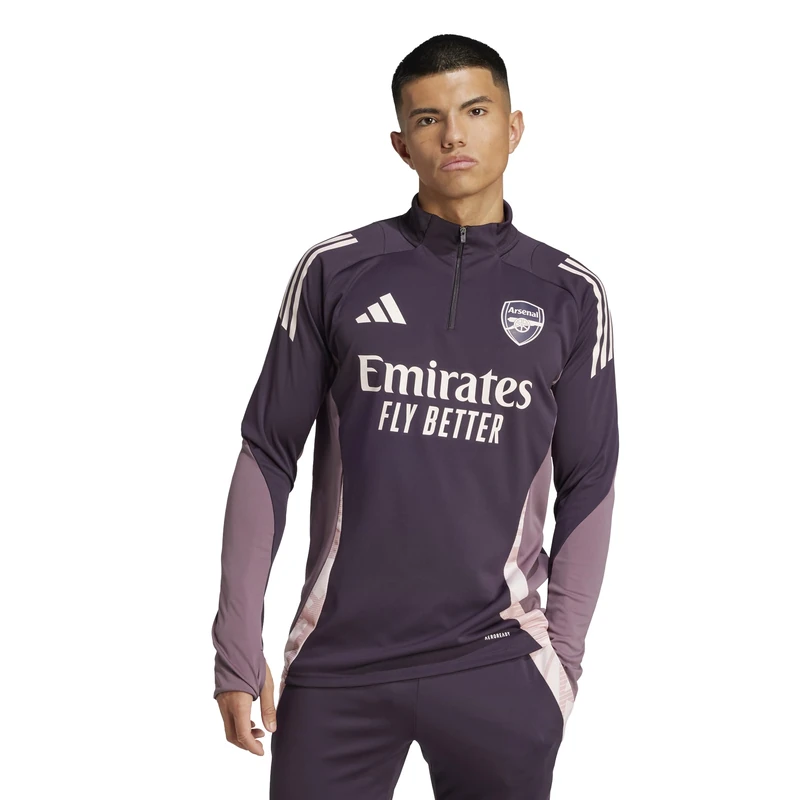 adidas Men's Arsenal Fc 24/25 Training Top Sweatshirt, Aurora Black, M - Image 1