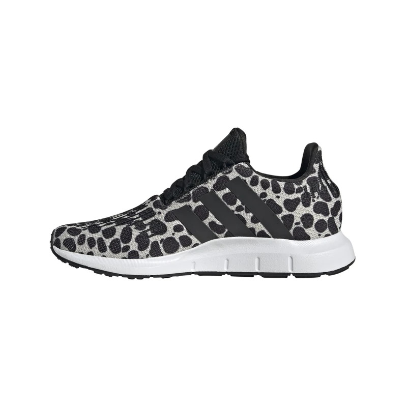 adidas Women's Swift Run 1.0 Sneaker, Wonder Alumina Black White, 3.5 UK - Image 1