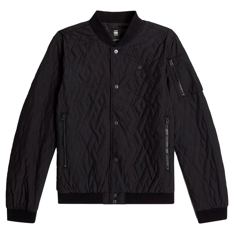 G-STAR RAW Quilted bomber WMN LS, Black (dk black D26505-D712-6484), XS - Image 1