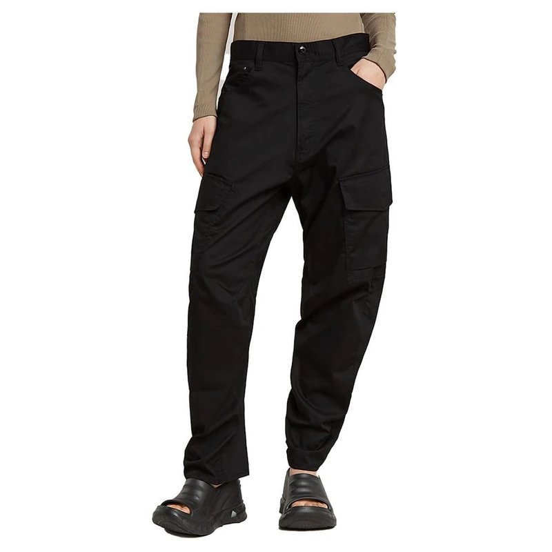 G-Star Cargo Cord 3D Boyfriend Trousers, Black (Dk Black D23221-868-6484), 29 W