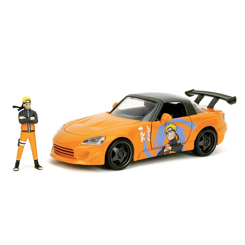 Jada Toys Naruto Honda S2000 2001 Diecast Car and Figure Set