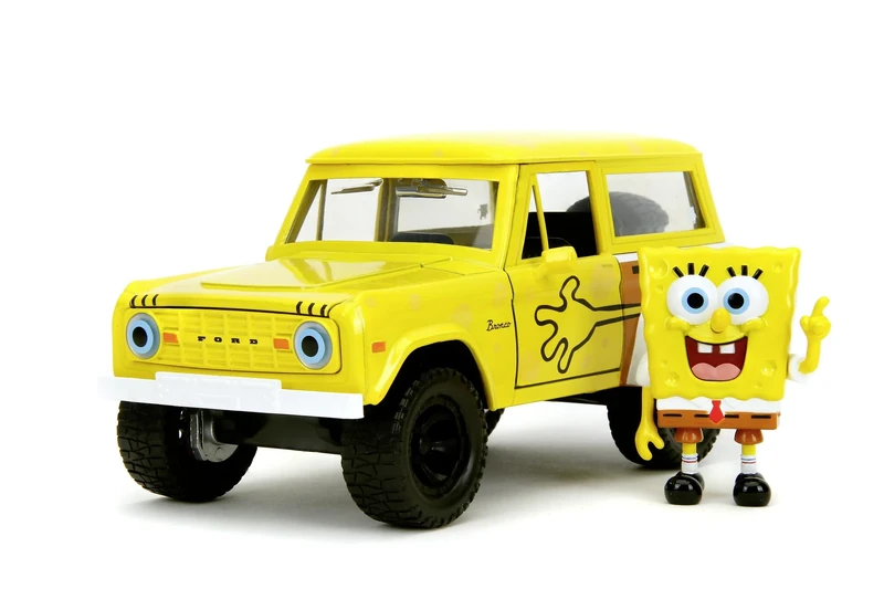 Jada Toys Sponge Bob 1973 Ford Bronco 1:24
