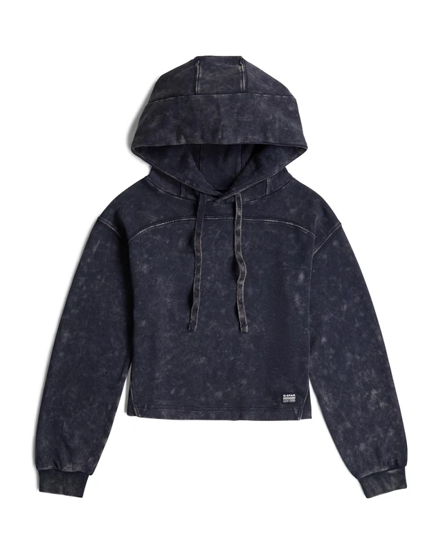 G-STAR RAW Overdyed Loose Hooded Sweatshirt, Blue (Osaka Blue Gd D24402-d249-h193), XXS